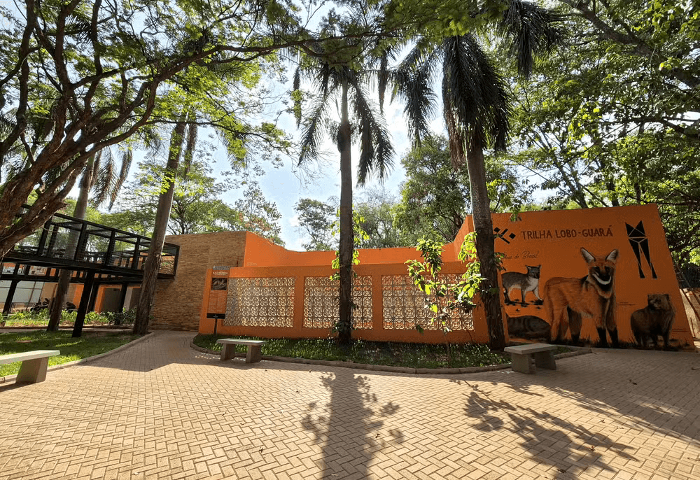 Foto do interior do zoobotânico de rio preto após a reforma