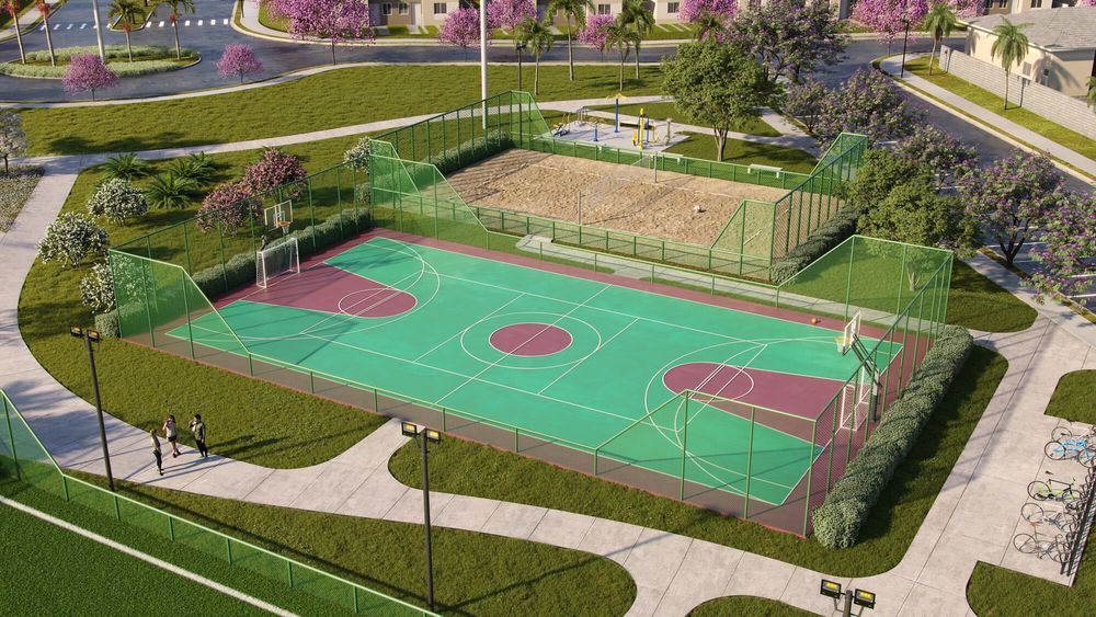 Perspectiva da Quadra Recreativa